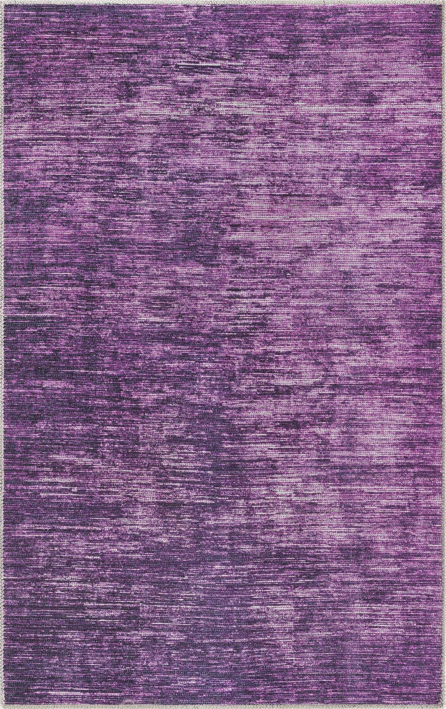 Purple 3' 6 x 5' 6 Asha Rectangle Area Rug 100% Chenille Cotton Easy Clean Indoor Living Dining Bedroom Office Carpet for Sale at Rug Engine