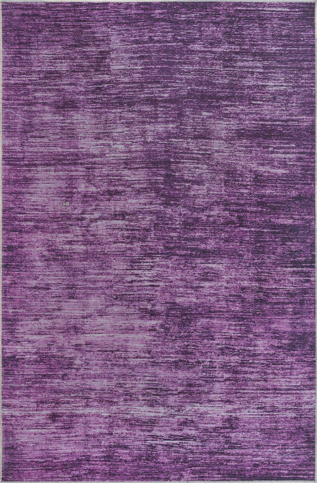 Purple 6' x 9' Asha Rectangle Area Rug 100% Chenille Cotton Easy Clean Indoor Living Dining Bedroom Office Carpet for Sale at Rug Engine
