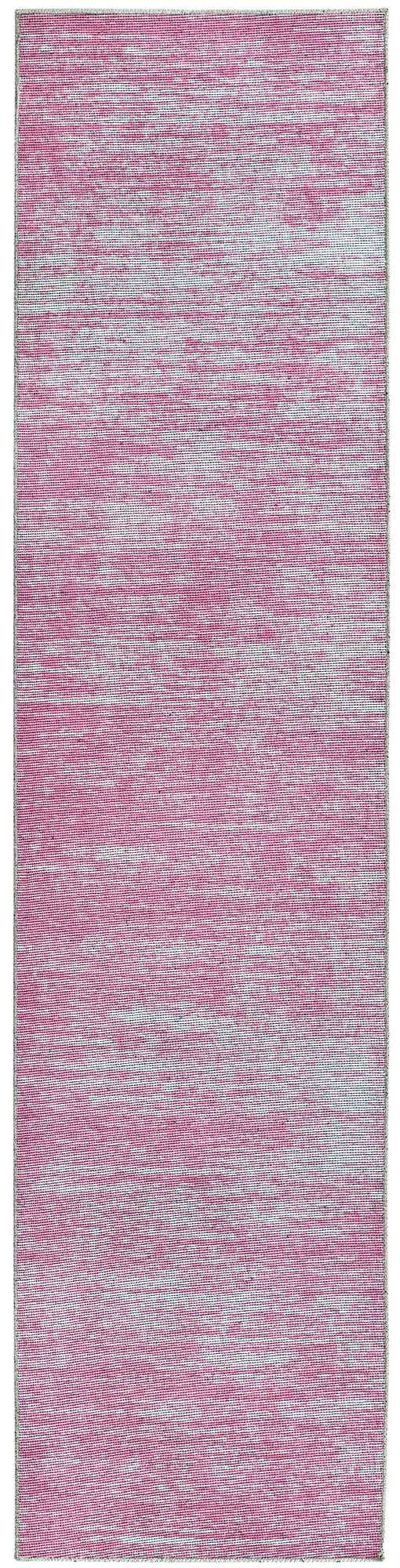 Pink 2' 6 x 10' Asha Runner Area Rug 100% Chenille Cotton Easy Clean Indoor Living Dining Bedroom Office Carpet for Sale at Rug Engine