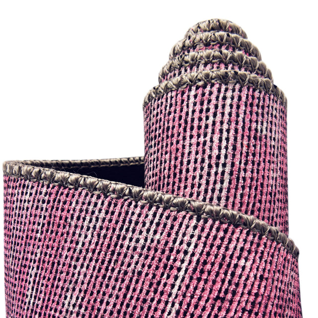 Pink 7' 7 x 7' 7 Asha Square Area Rug 100% Chenille Cotton Easy Clean Indoor Living Dining Bedroom Office Carpet for Sale at Rug Engine