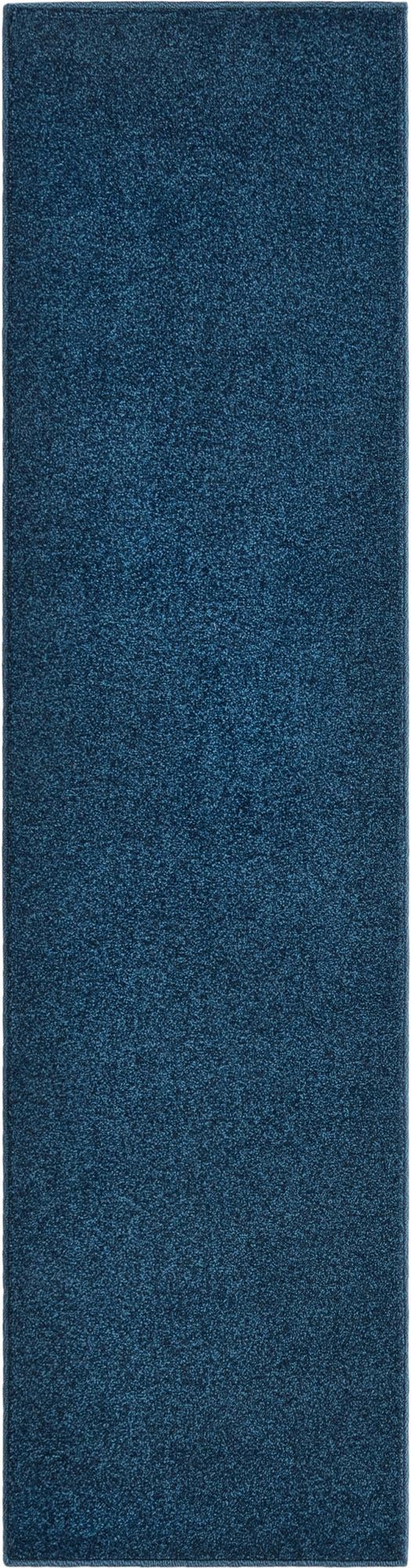 Navy Blue 2' x 8' Everyday Solid Runner Area Rug 100% Polypropylene With Felt Backing Easy Clean Simple Carpet for Minimalist Room Decorating for Sale at Rug Engine