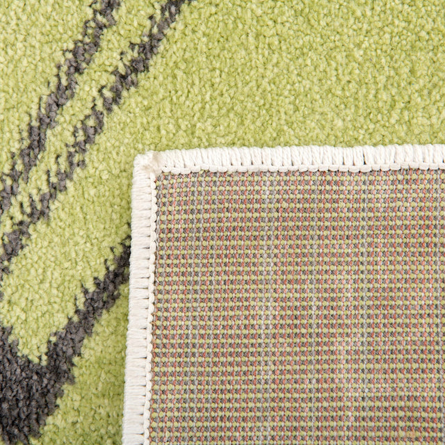 Gray 2' 2 x 2' 11 Whimsy Kids Rectangle Area Rug for Baby Nursery, Toddler Playroom, Bedrooms