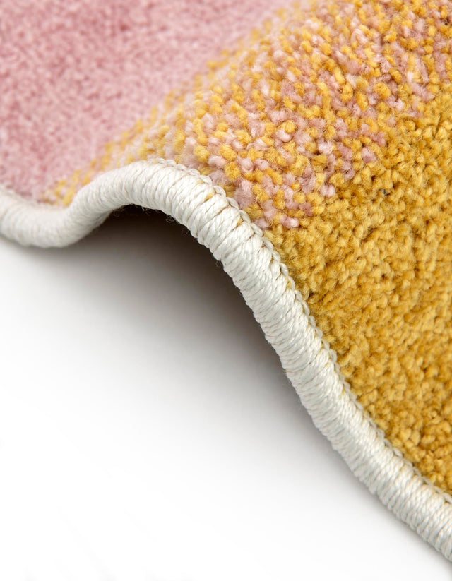 Multicolor 9' x 12' Whimsy Kids Rectangle Area Rug for Baby Nursery, Toddler Playroom, Bedrooms