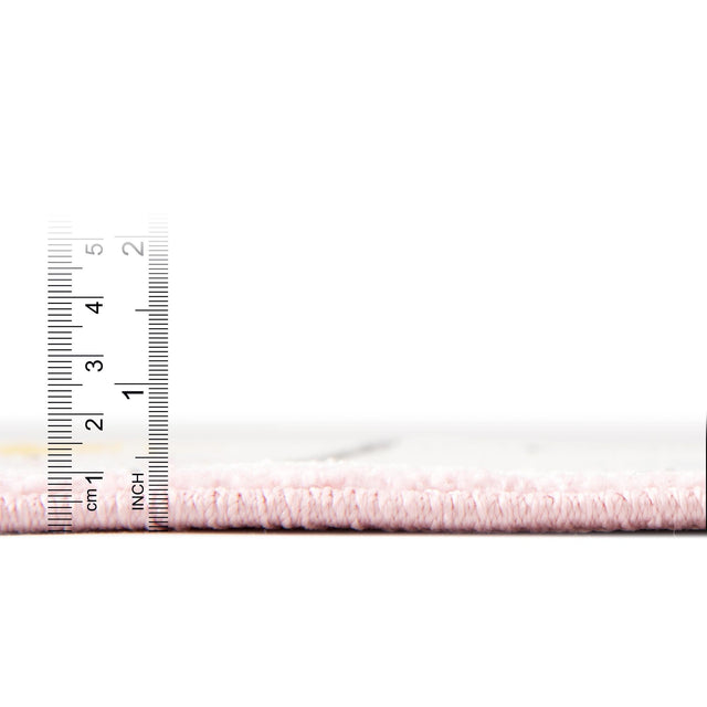 Ivory 2' 2 x 3' 11 Whimsy Kids Runner Area Rug for Baby Nursery, Toddler Playroom, Bedrooms