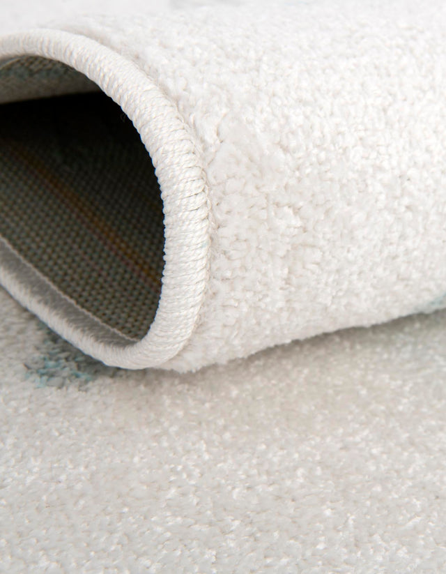 Ivory 2' 2 x 3' 11 Whimsy Kids Runner Area Rug for Baby Nursery, Toddler Playroom, Bedrooms