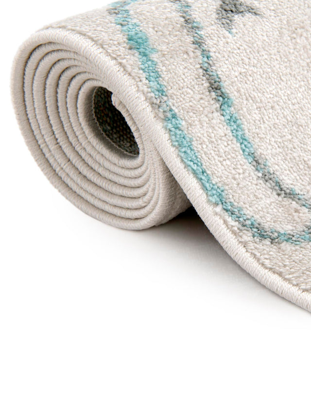 Ivory 2' 2 x 3' 11 Whimsy Kids Runner Area Rug for Baby Nursery, Toddler Playroom, Bedrooms