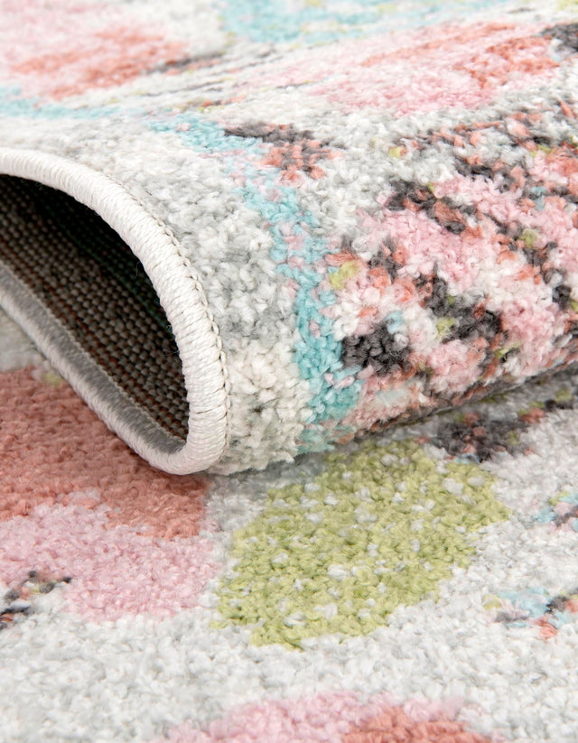 Ivory 2' x 8' Whimsy Kids Runner Area Rug for Baby Nursery, Toddler Playroom, Bedrooms