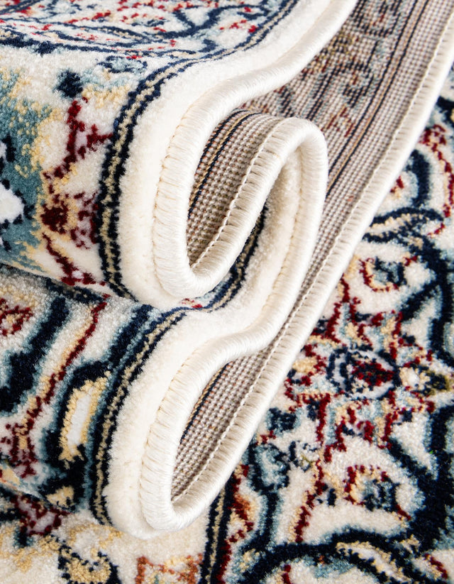 Ivory 2' x 3' 1 Narenj Oval Area Rug 85% Polypropylene & 15% Polyester Traditional Classic Carpet for Living, Dining, Bedrooms, Office for Sale at Rug Engine