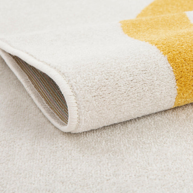 Ivory 2' 2 x 3' 11 Whimsy Kids Runner Area Rug for Baby Nursery, Toddler Playroom, Bedrooms