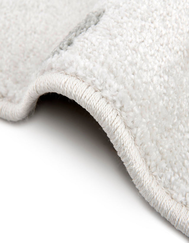 Ivory 5' 3 x 8' Whimsy Kids Rectangle Area Rug for Baby Nursery, Toddler Playroom, Bedrooms