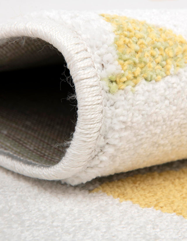 Ivory 2' 2 x 3' 11 Whimsy Kids Runner Area Rug for Baby Nursery, Toddler Playroom, Bedrooms