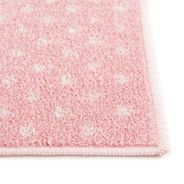Pink 2' 2 x 6' Whimsy Kids Runner Area Rug for Baby Nursery, Toddler Playroom, Bedrooms