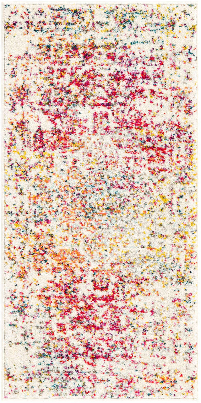 Light Multicolor 2' x 4' 1 Richmond Runner Area Rug Vintage Distressed Look Traditional Design Carpet for Unique Home Interior Design for Sale at Rug Engine