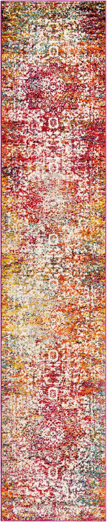 Multicolor 2' 7 x 13' 1 Richmond Runner Area Rug Vintage Distressed Look Traditional Design Carpet for Unique Home Interior Design for Sale at Rug Engine