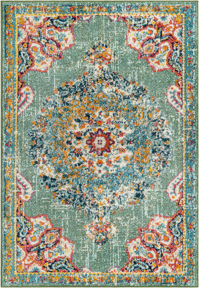 Green 4' 1 x 6' 1 Penrose Rectangle Area Rug