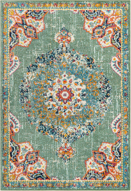 Green 6' 1 x 9' Penrose Rectangle Area Rug