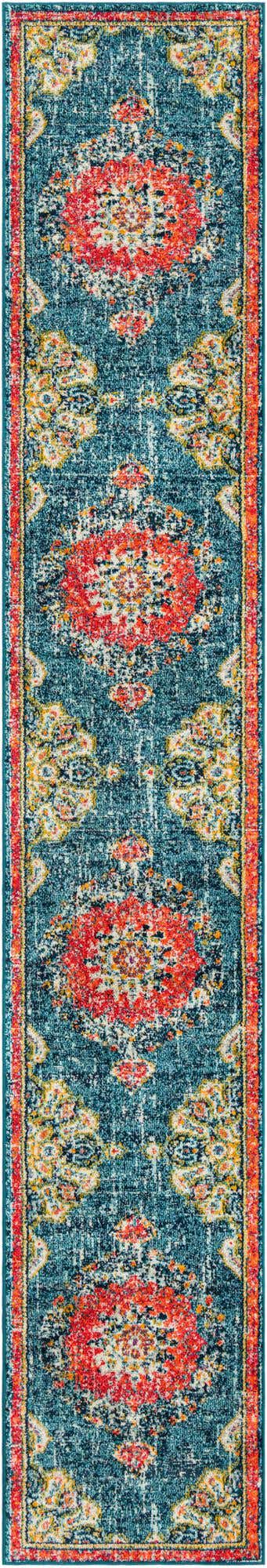 Blue 2' 7 x 16' 5 Penrose Runner Area Rug
