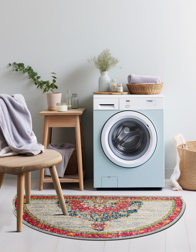 Ivory 2' 7 x 4' 1 Penrose Hearth Area Rug