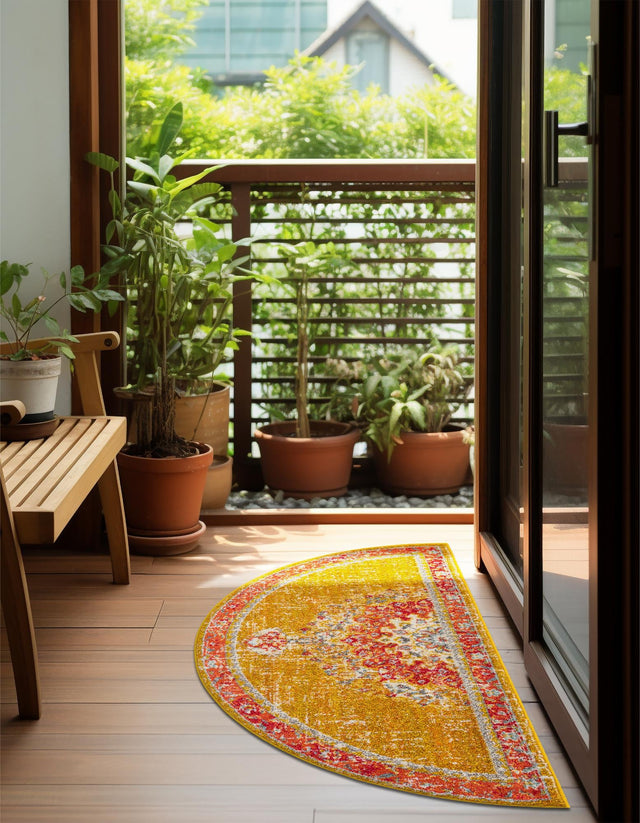 Gold 3' 1 x 6' 1 Penrose Hearth Area Rug