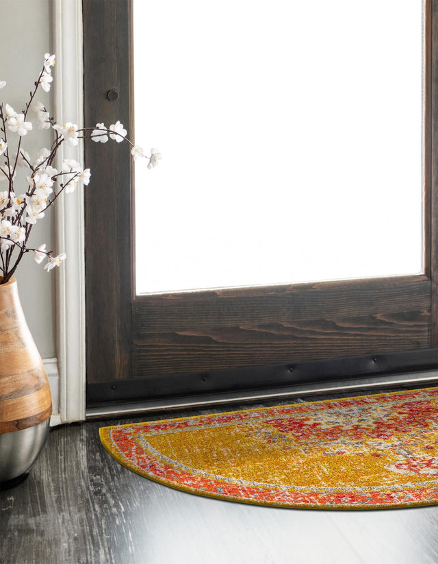 Gold 3' 1 x 6' 1 Penrose Hearth Area Rug