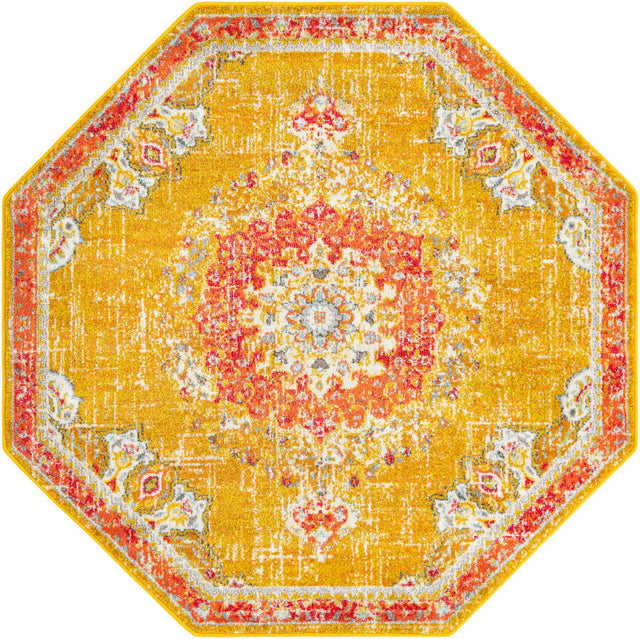 Gold 6' 1 x 6' 1 Penrose Octagon Area Rug