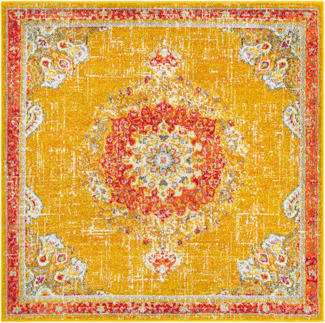 Gold 6' 1 x 6' 1 Penrose Square Area Rug