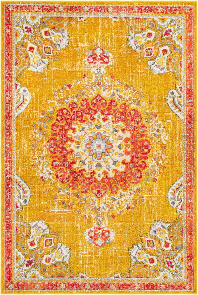Gold 6' 1 x 9' Penrose Rectangle Area Rug