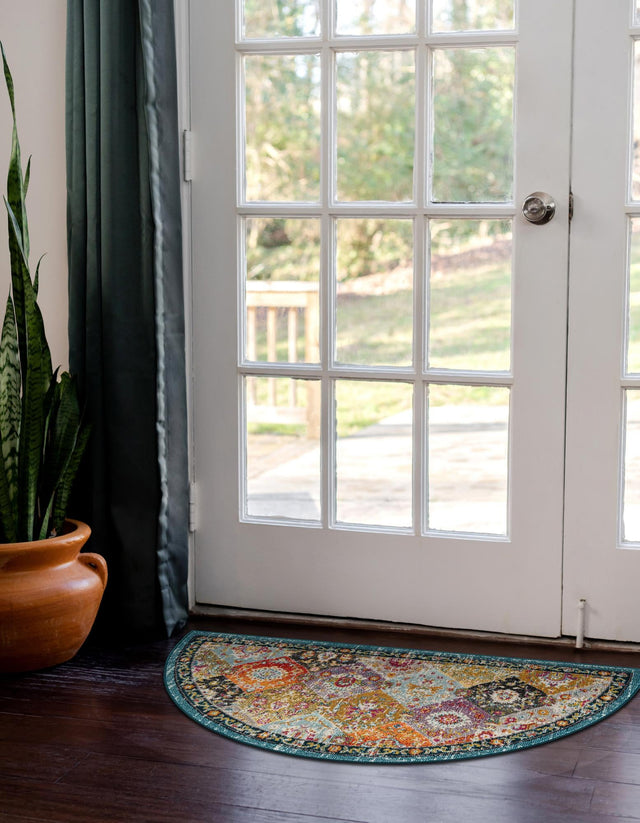 Multicolor 2' 2 x 3' 7 Penrose Hearth Area Rug