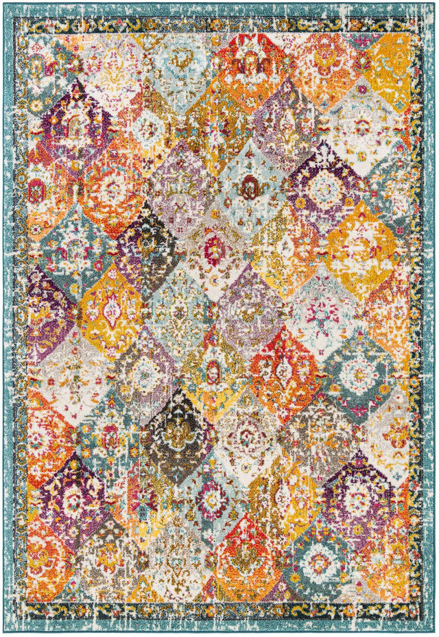 Multicolor 6' 1 x 9' Penrose Rectangle Area Rug