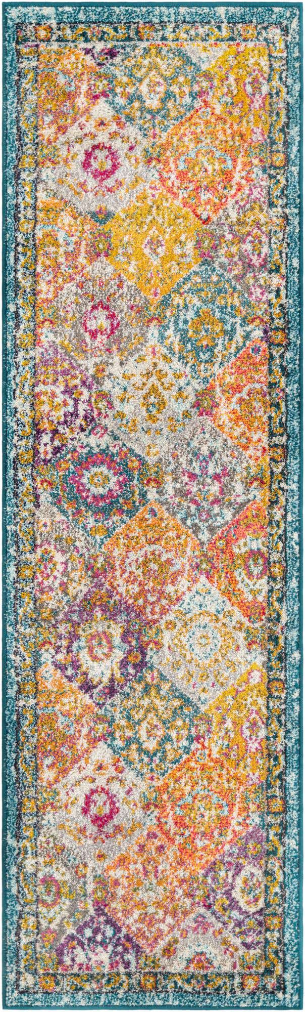 Multicolor 2' x 7' 1 Penrose Runner Area Rug