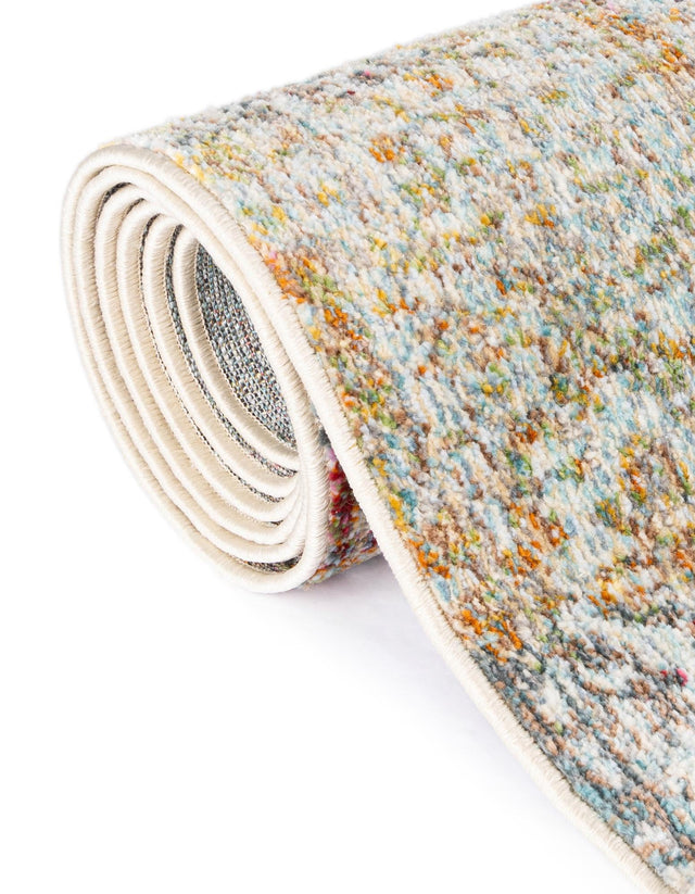 Multicolor 4' 3 x 6' 1 Baracoa Oval Area Rug 100% Polypropylene Distressed Vintage Living Dining Room Office Traditional Carpet for Sale at Rug Engine