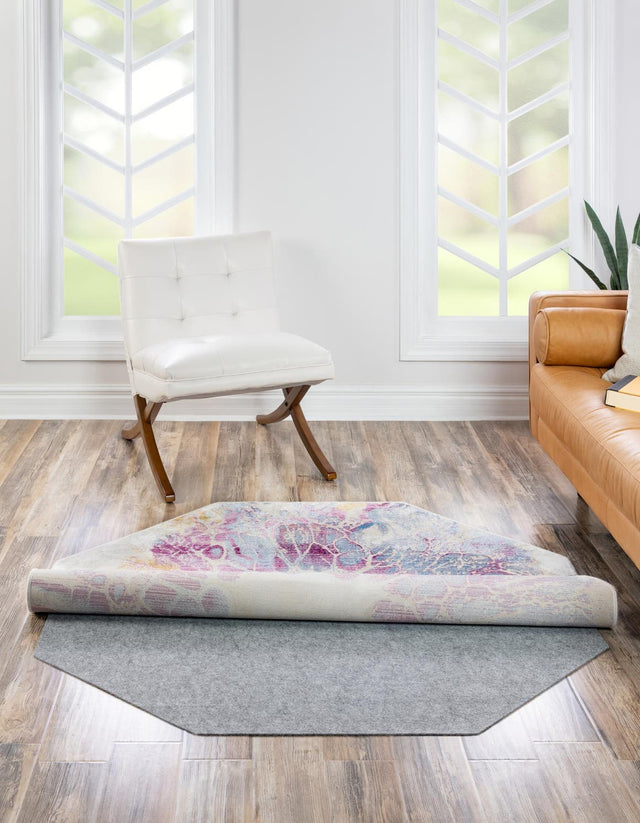 3' 11 x 3' 11 Everyday Performance Octagon Area Rug Pad Floor Protection Pad for Under Rugs & Carpet Non-Slip Backing Soft Cushioned Mat - OCTAGON SHAPE for Sale at Rug Engine