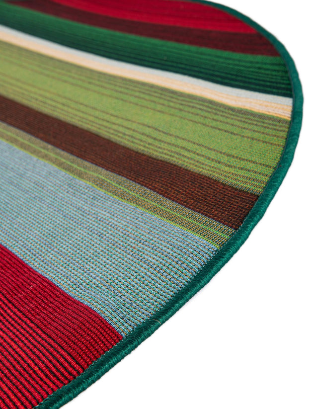 Multicolor 2' 2 x 3' 1 Outdoor Modern Oval Area Rug Weather Resistant for Patio, Deck, Terrace, Balcony, Porch 100% Polypropylene Modern Outside Carpet for Sale at Rug Engine