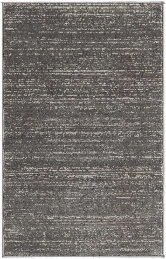 Gray 2' x 3' 1 Jill Zarin Uptown Rectangle Area Rug 70% Polypropylene & 30% Polyester Contemporary Carpet for Living, Dining, Office, Bedroom for Sale at Rug Engine