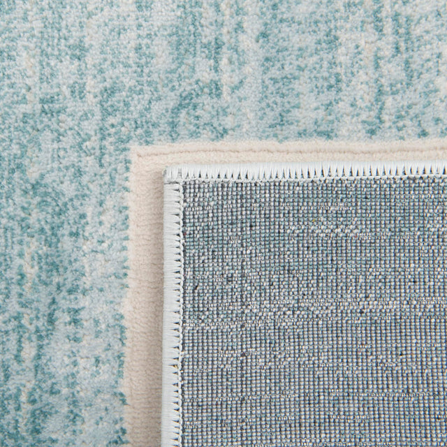 Turquoise 7' 10 x 7' 10 Jill Zarin Uptown Square Area Rug 70% Polypropylene & 30% Polyester Contemporary Carpet for Living, Dining, Office, Bedroom for Sale at Rug Engine