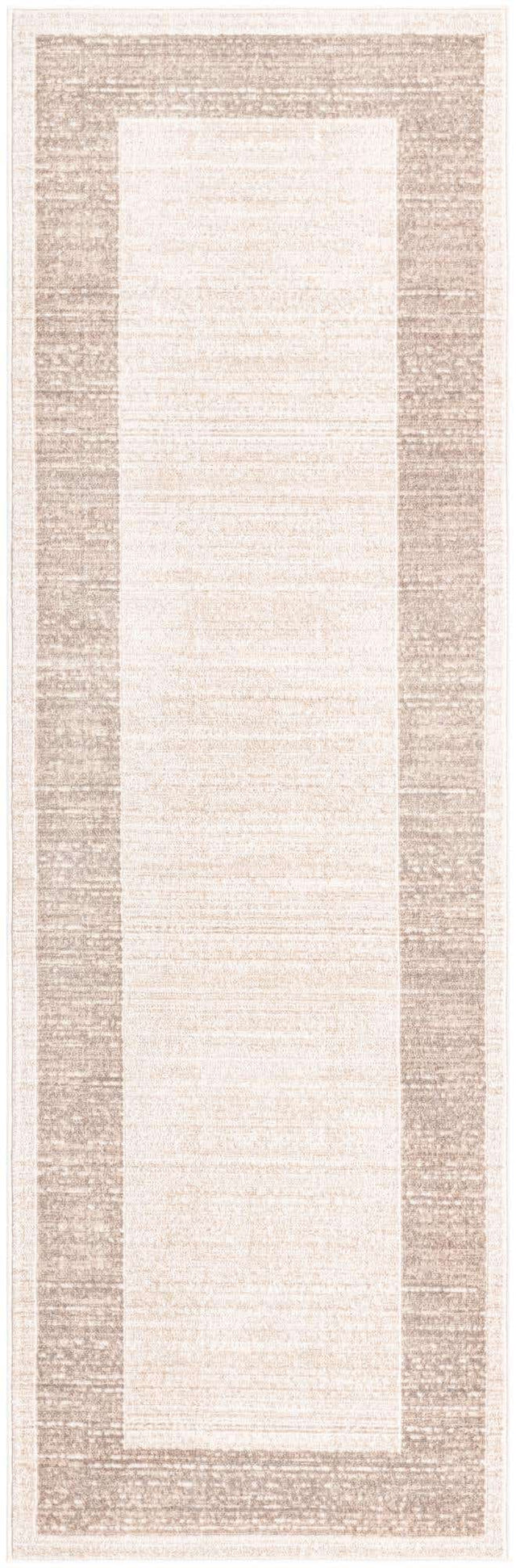 Beige 2' 7 x 8' Jill Zarin Uptown Runner Area Rug 70% Polypropylene & 30% Polyester Contemporary Carpet for Living, Dining, Office, Bedroom for Sale at Rug Engine