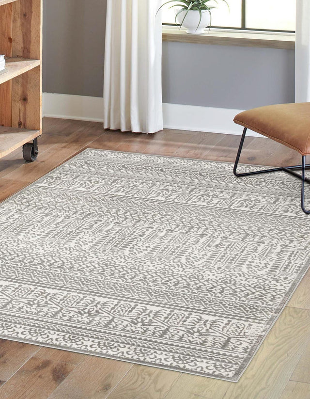 Gray 2' x 3' 1 Jill Zarin Uptown Rectangle Area Rug 70% Polypropylene & 30% Polyester Contemporary Carpet for Living, Dining, Office, Bedroom for Sale at Rug Engine