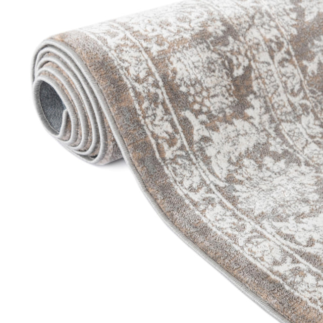 Gray 3' 3 x 3' 3 Jill Zarin Uptown Round Area Rug 70% Polypropylene & 30% Polyester Contemporary Carpet for Living, Dining, Office, Bedroom for Sale at Rug Engine