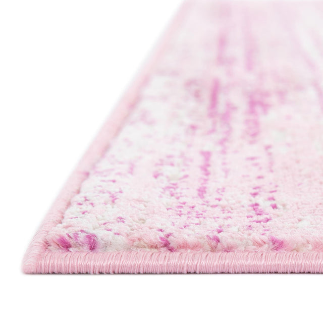 Pink 7' 10 x 7' 10 Jill Zarin Uptown Square Area Rug 70% Polypropylene & 30% Polyester Contemporary Carpet for Living, Dining, Office, Bedroom for Sale at Rug Engine