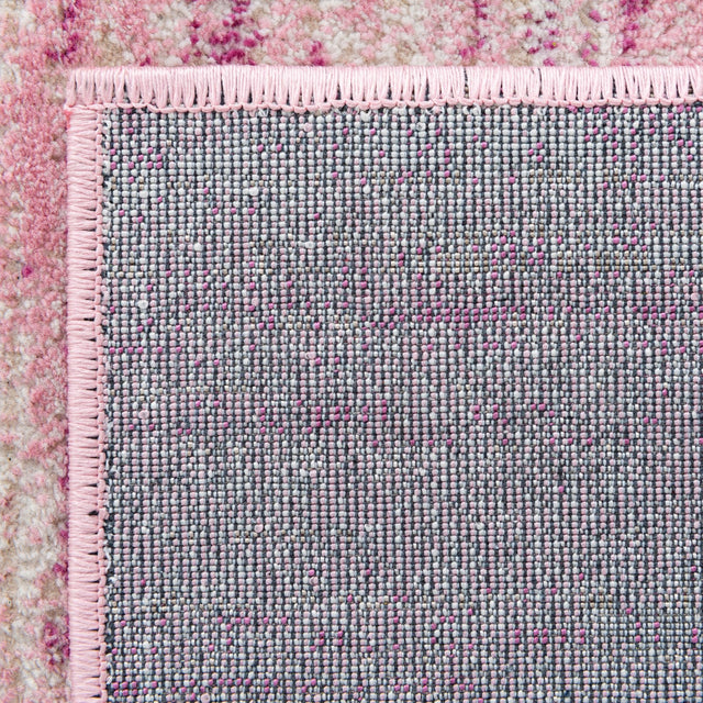 Pink 7' 10 x 7' 10 Jill Zarin Uptown Square Area Rug 70% Polypropylene & 30% Polyester Contemporary Carpet for Living, Dining, Office, Bedroom for Sale at Rug Engine