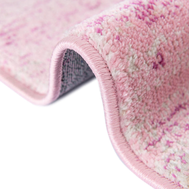 Pink 7' 10 x 7' 10 Jill Zarin Uptown Square Area Rug 70% Polypropylene & 30% Polyester Contemporary Carpet for Living, Dining, Office, Bedroom for Sale at Rug Engine