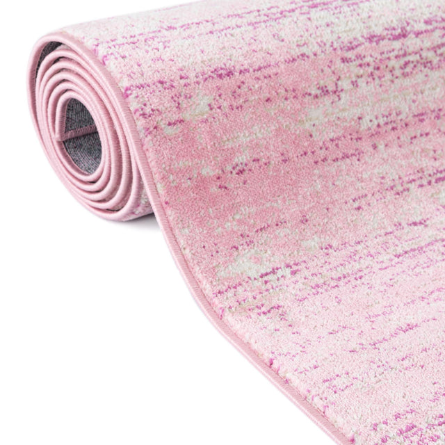Pink 7' 10 x 7' 10 Jill Zarin Uptown Square Area Rug 70% Polypropylene & 30% Polyester Contemporary Carpet for Living, Dining, Office, Bedroom for Sale at Rug Engine
