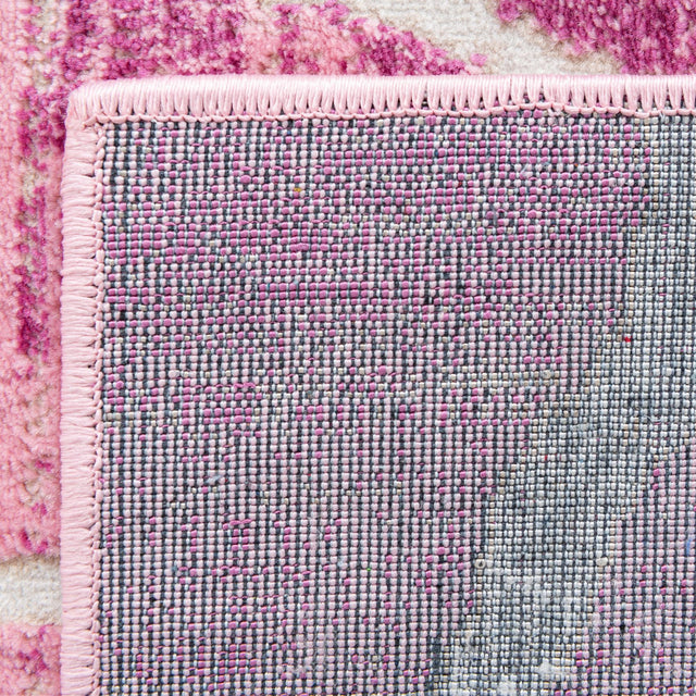 Pink 4' 1 x 6' 1 Jill Zarin Uptown Rectangle Area Rug 70% Polypropylene & 30% Polyester Contemporary Carpet for Living, Dining, Office, Bedroom for Sale at Rug Engine