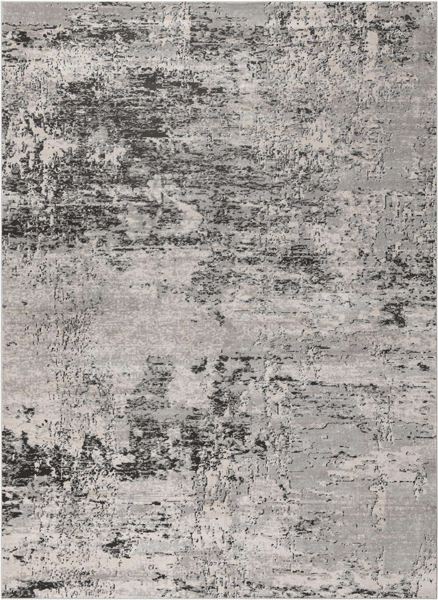 Gray 10' x 13' 1 Leipzig Rectangle Area Rug 75% Polypropylene & 25% Polyester Modern Contemporary Carpet for Kitchens, Bedroom, Living Room Home Decor for Sale at Rug Engine