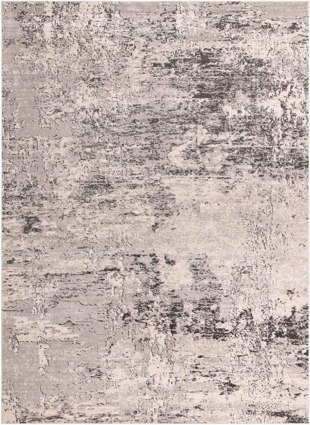 Gray 10' x 14' 1 Leipzig Rectangle Area Rug 75% Polypropylene & 25% Polyester Modern Contemporary Carpet for Kitchens, Bedroom, Living Room Home Decor for Sale at Rug Engine