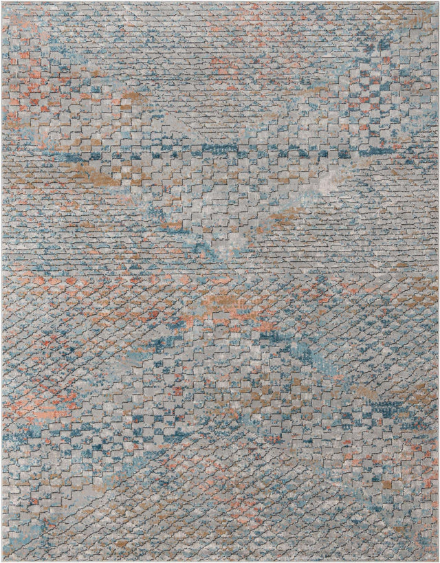 Multicolor 10' x 13' 1 Leipzig Rectangle Area Rug 75% Polypropylene & 25% Polyester Modern Contemporary Carpet for Kitchens, Bedroom, Living Room Home Decor for Sale at Rug Engine