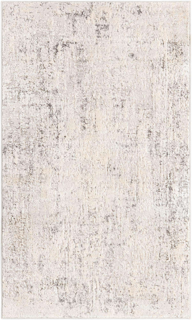 Gray 3' 3 x 5' 3 Caspian Rectangle Area Rug 60% Polypropylene & 40% Polyester With Cotton Backing Modern Chic Carpet for Home Interior Design Decorating for Sale at Rug Engine
