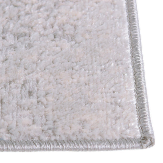 Gray 6' 1 x 6' 1 Caspian Square Area Rug 60% Polypropylene & 40% Polyester With Cotton Backing Modern Chic Carpet for Home Interior Design Decorating for Sale at Rug Engine