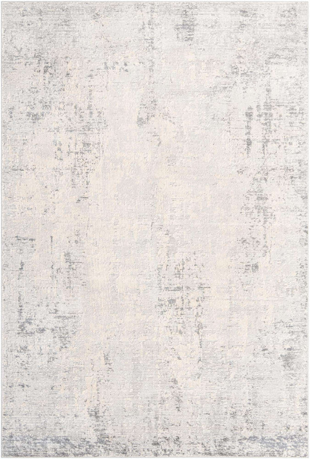 Gray 7' 1 x 10' Caspian Rectangle Area Rug 60% Polypropylene & 40% Polyester With Cotton Backing Modern Chic Carpet for Home Interior Design Decorating for Sale at Rug Engine