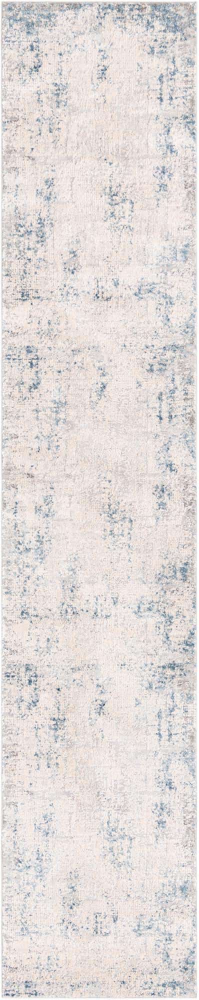 Gray Blue 2' 7 x 13' 1 Caspian Runner Area Rug 60% Polypropylene & 40% Polyester With Cotton Backing Modern Chic Carpet for Home Interior Design Decorating for Sale at Rug Engine